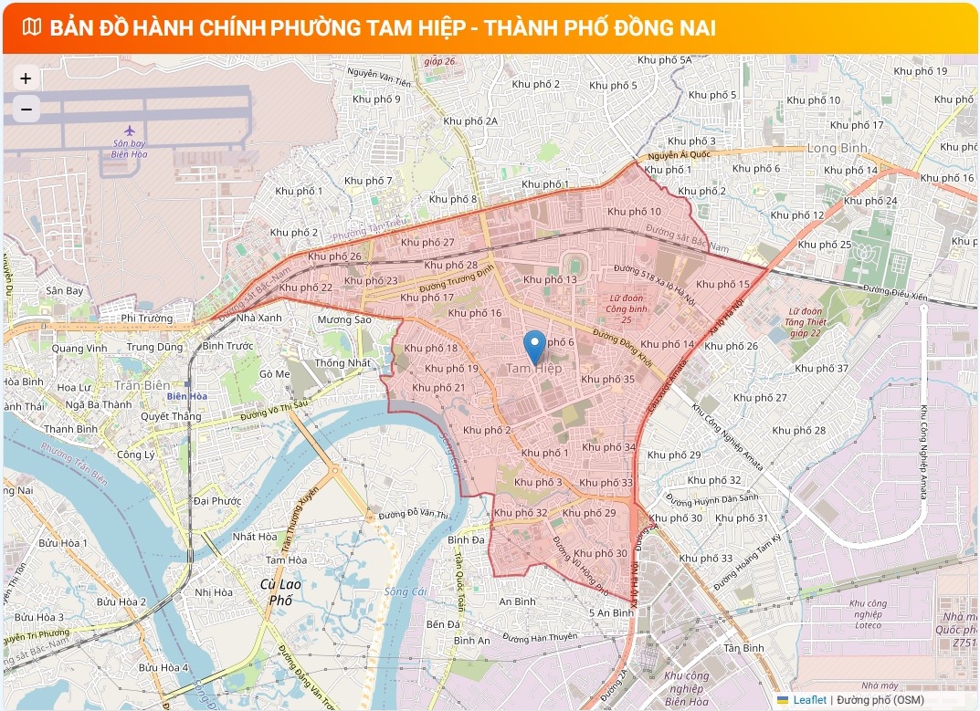 Định hướng phát triển kinh tế phường Tam Hiệp, Đồng Nai