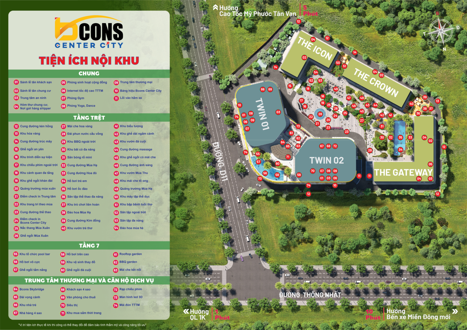 Bcons City Center City là dự án Tập đoàn Bcons tại Dĩ An mới nhất năm 2026