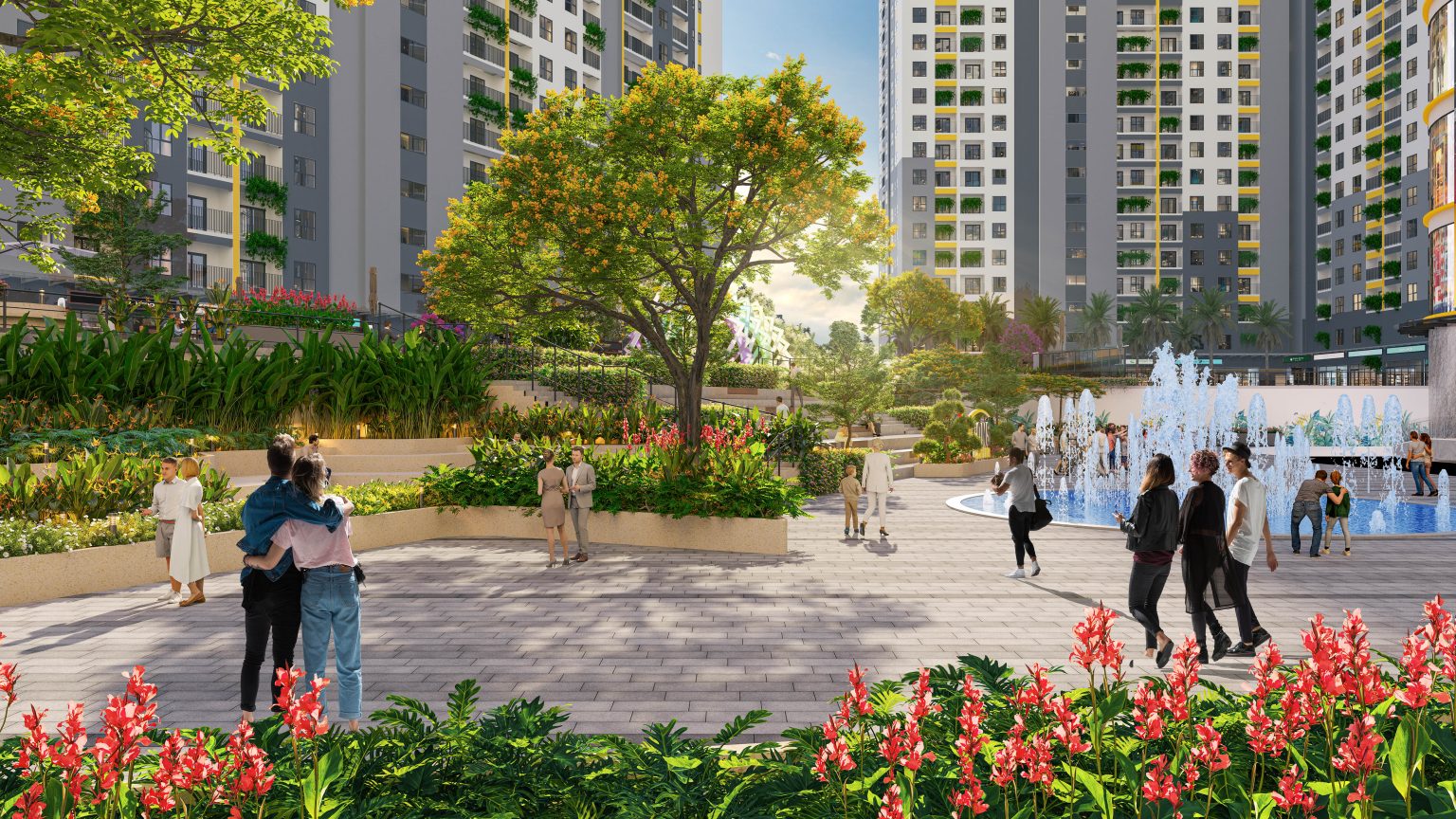 Tiện ích khu căn hộ Bcons Central Park đường Phan Trung, phường Tam Hiệp