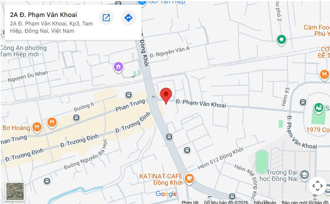 Khu căn hộ Bcons Central Park vị trí đường Phan Trung gần Văn Phòng Đăng Ký Đất Đai Đồng Nai