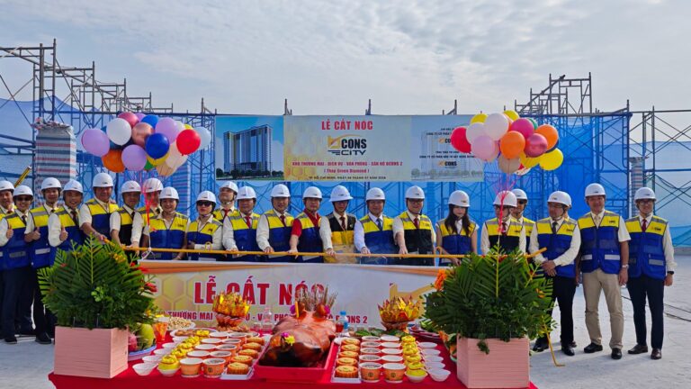 Lễ Cất Nóc Tháp Green Diamond Dự Án Bcons City