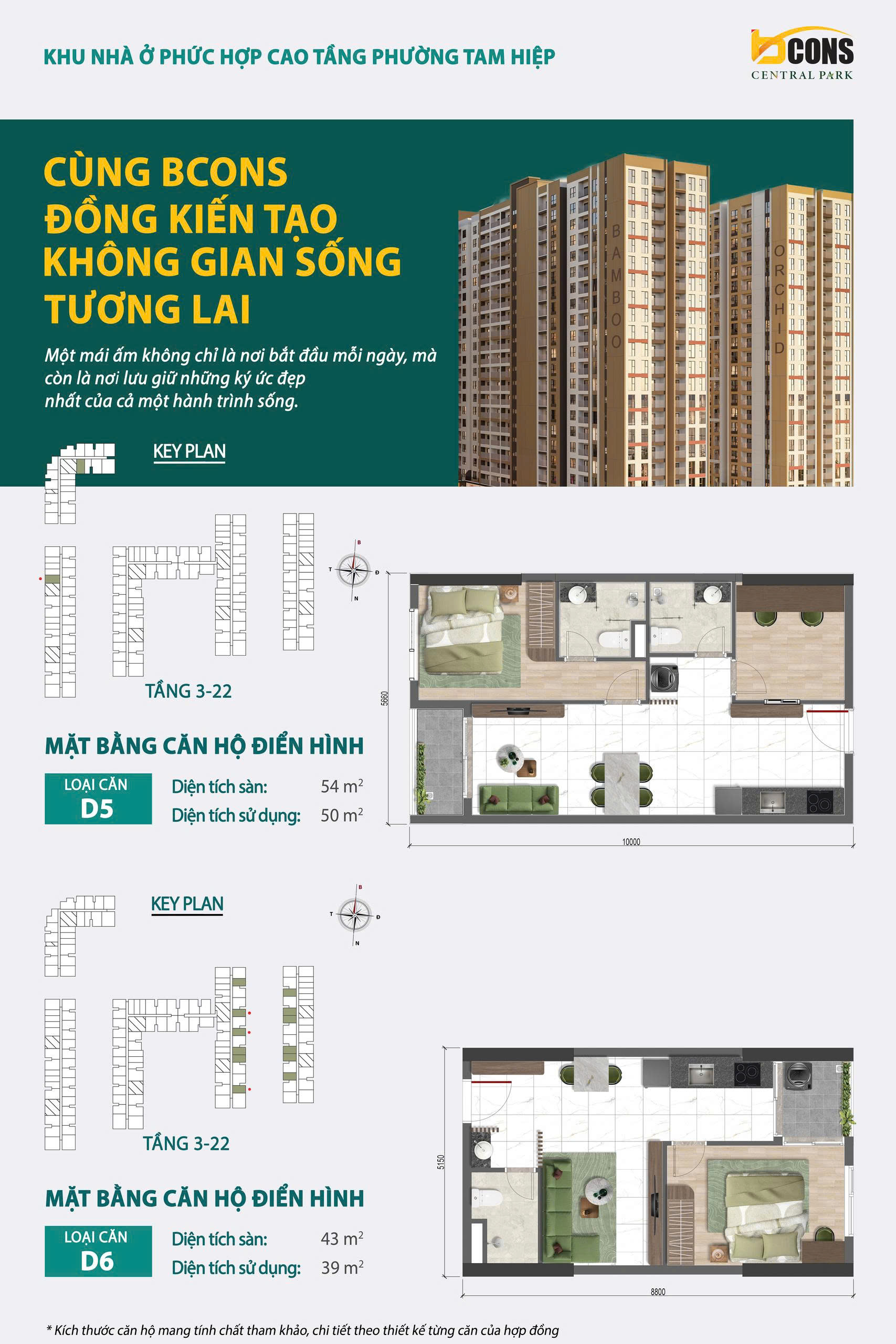 Thiết kế căn hộ Bcons Central Park Phan Trung