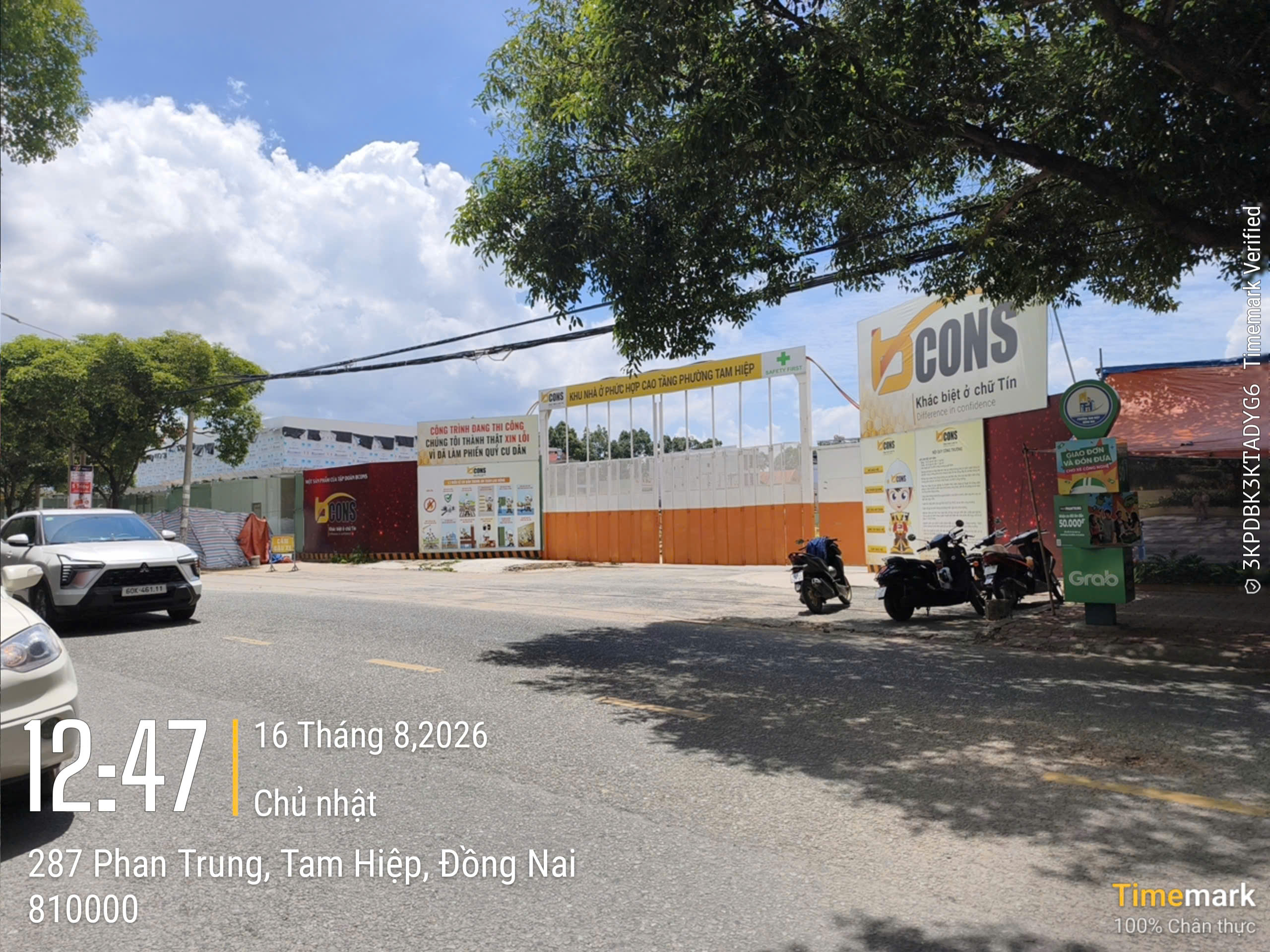 Tiến độ xây dựng dự án Bcons Central Park đường Phan Trung, phường Tam Hiệp