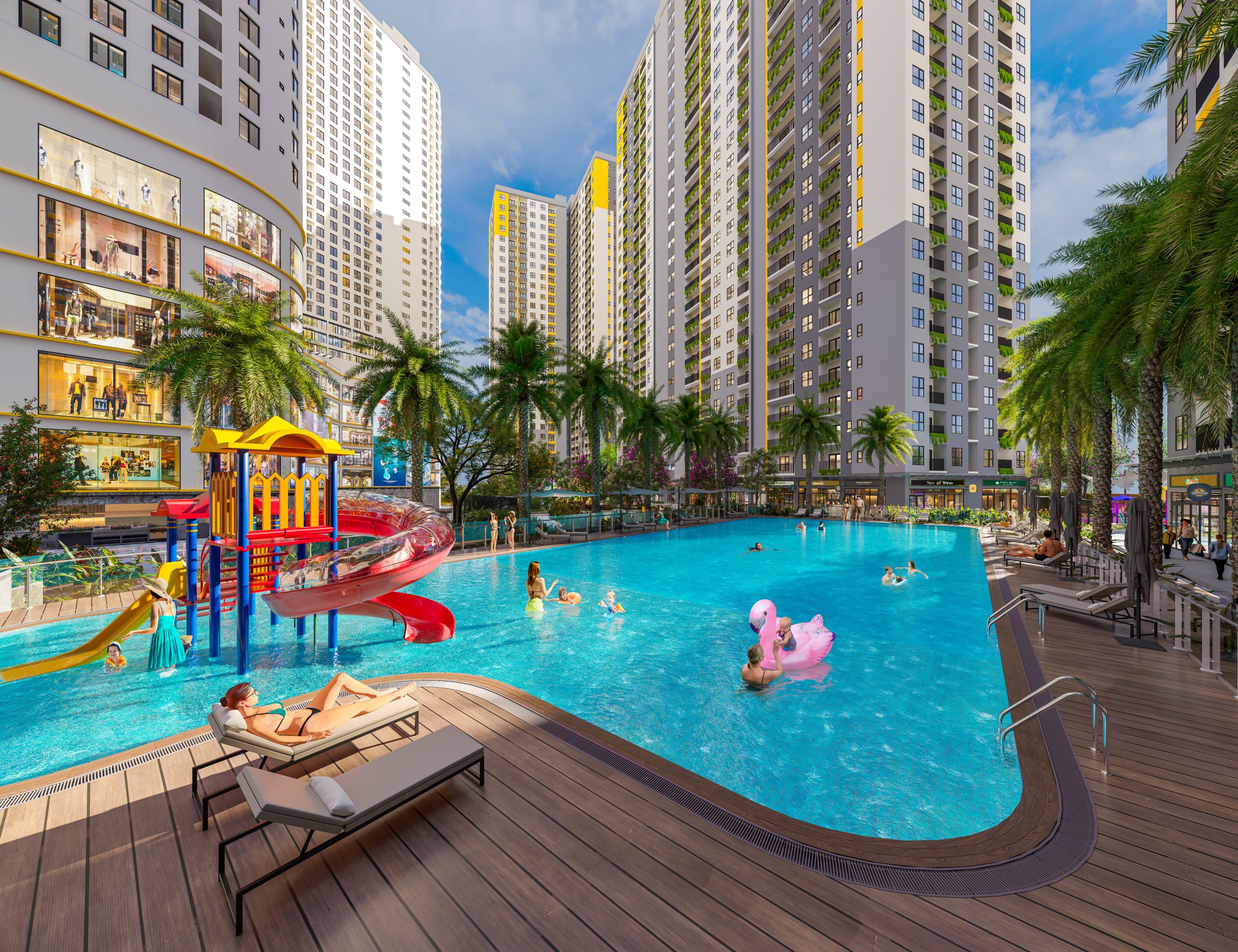 Tiện ích nội khu dự án Bcons Central Park Biên Hòa