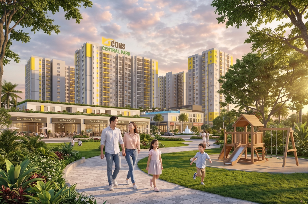 Tiện ích nội khu Bcons Central Park Biên Hòa