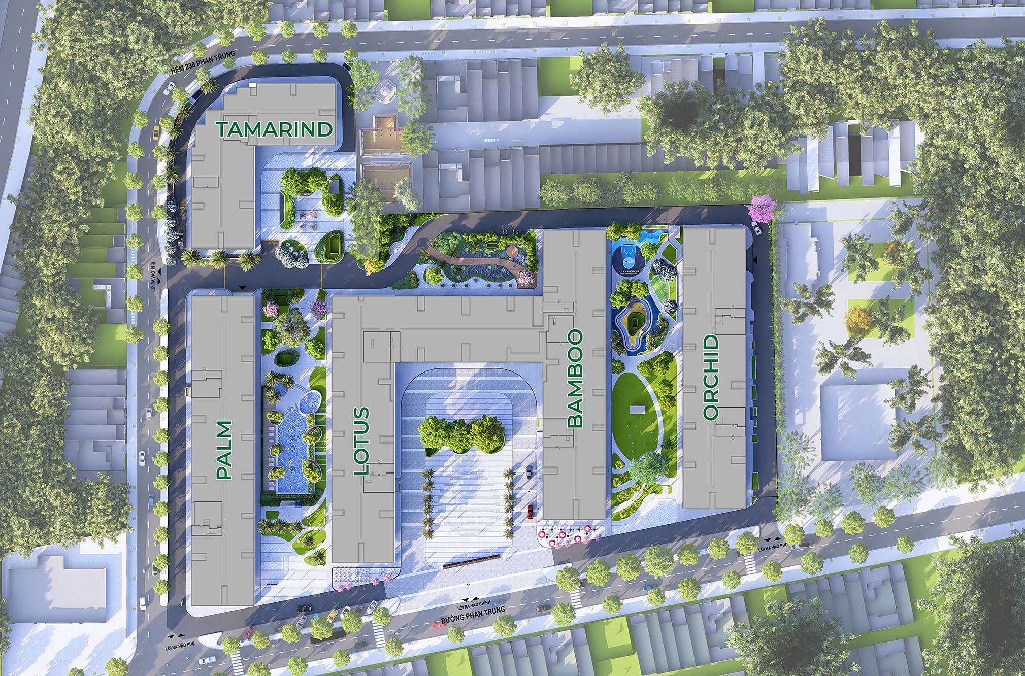 Mặt bằng dự án Bcons Central Park Tam Hiệp 