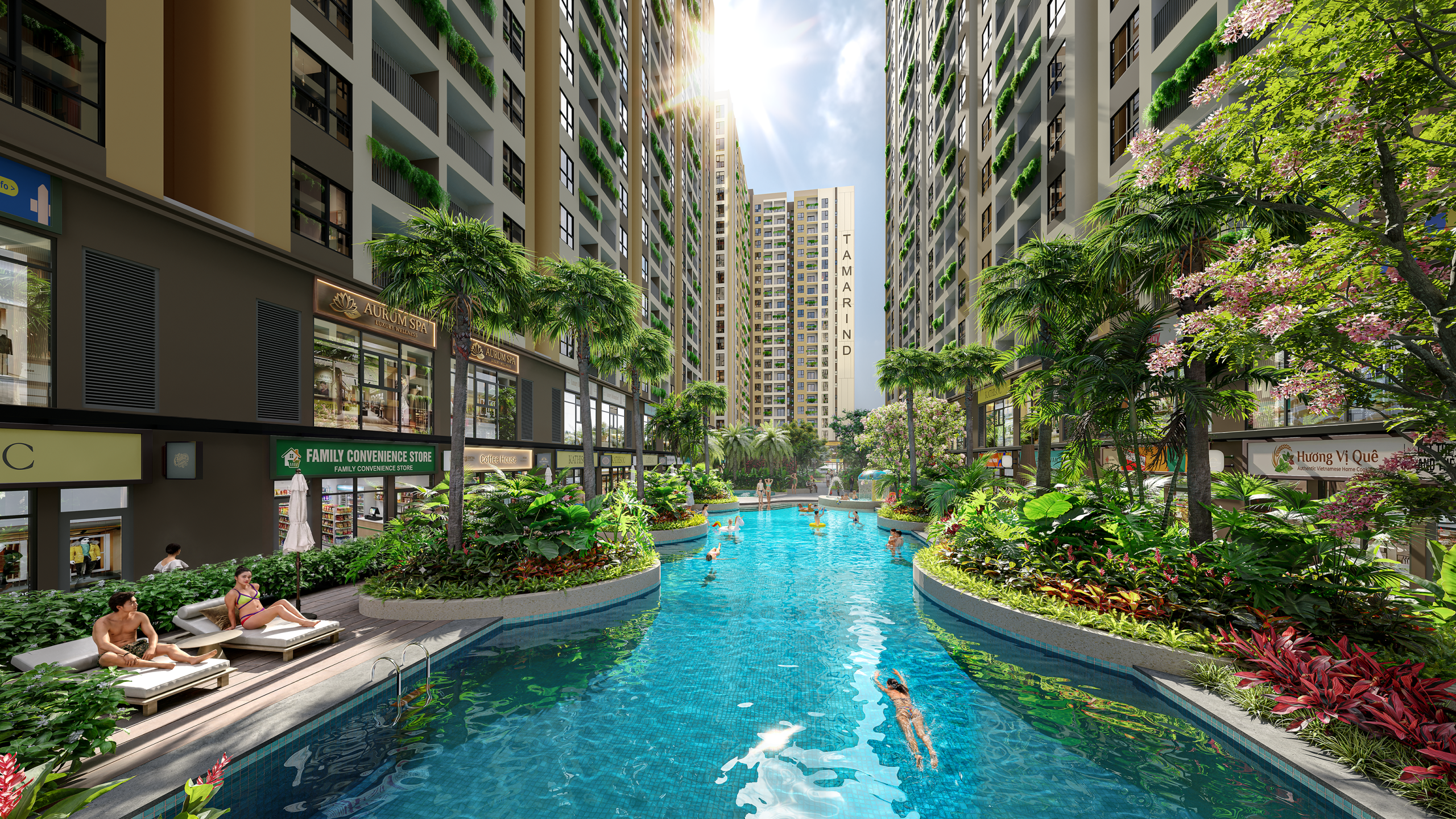 Tiện ích dự án Bcons Central Park Tam Hiệp